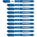 STABILO Worker+ Colorful Rollerball Pen - 0.5mm Liquid Ink - Blue, 10 Pack