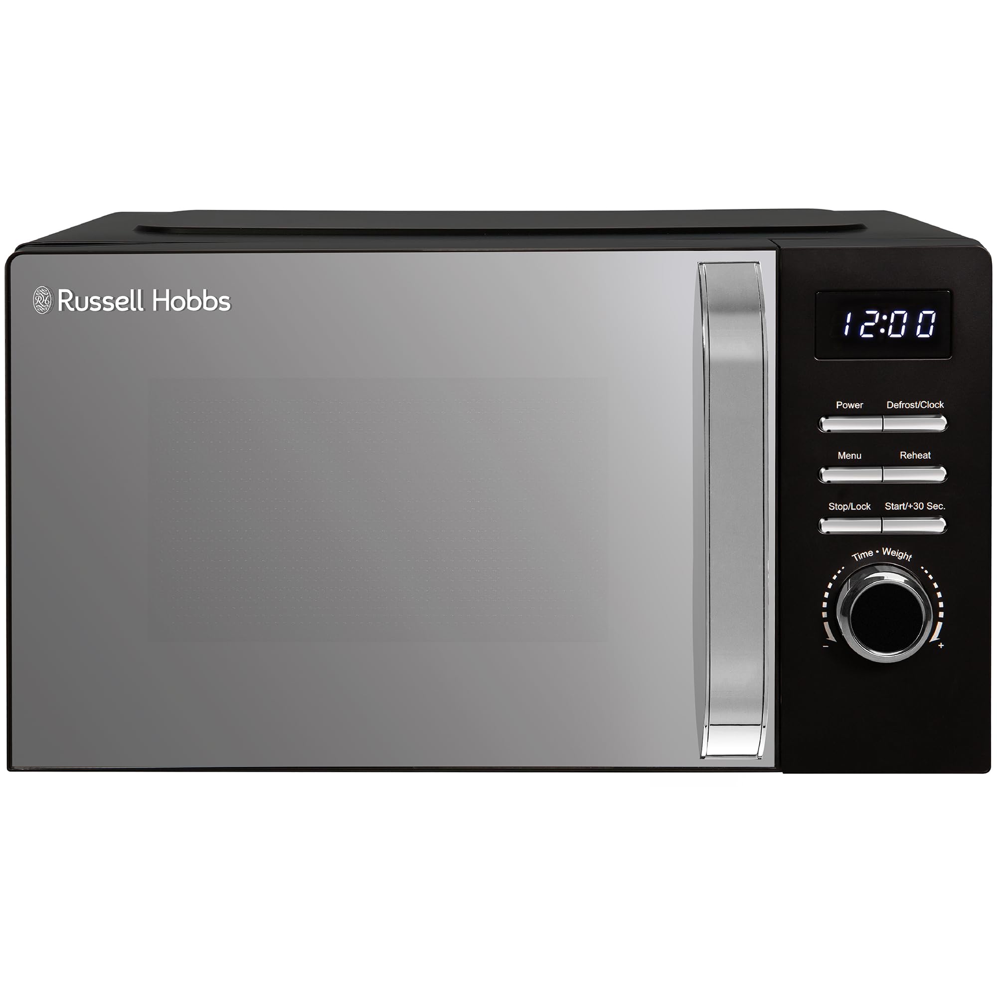 Russell Hobbs 20L Digital Microwave | 800W Black with Mirrored Door