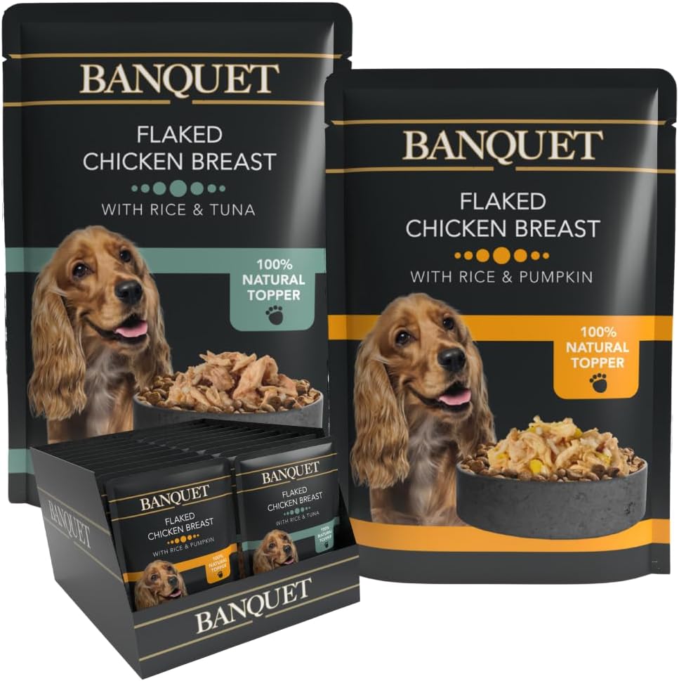 HiLife Banquet Natural Wet Dog Food – Chicken, Tuna & Pumpkin (30 x 100g)