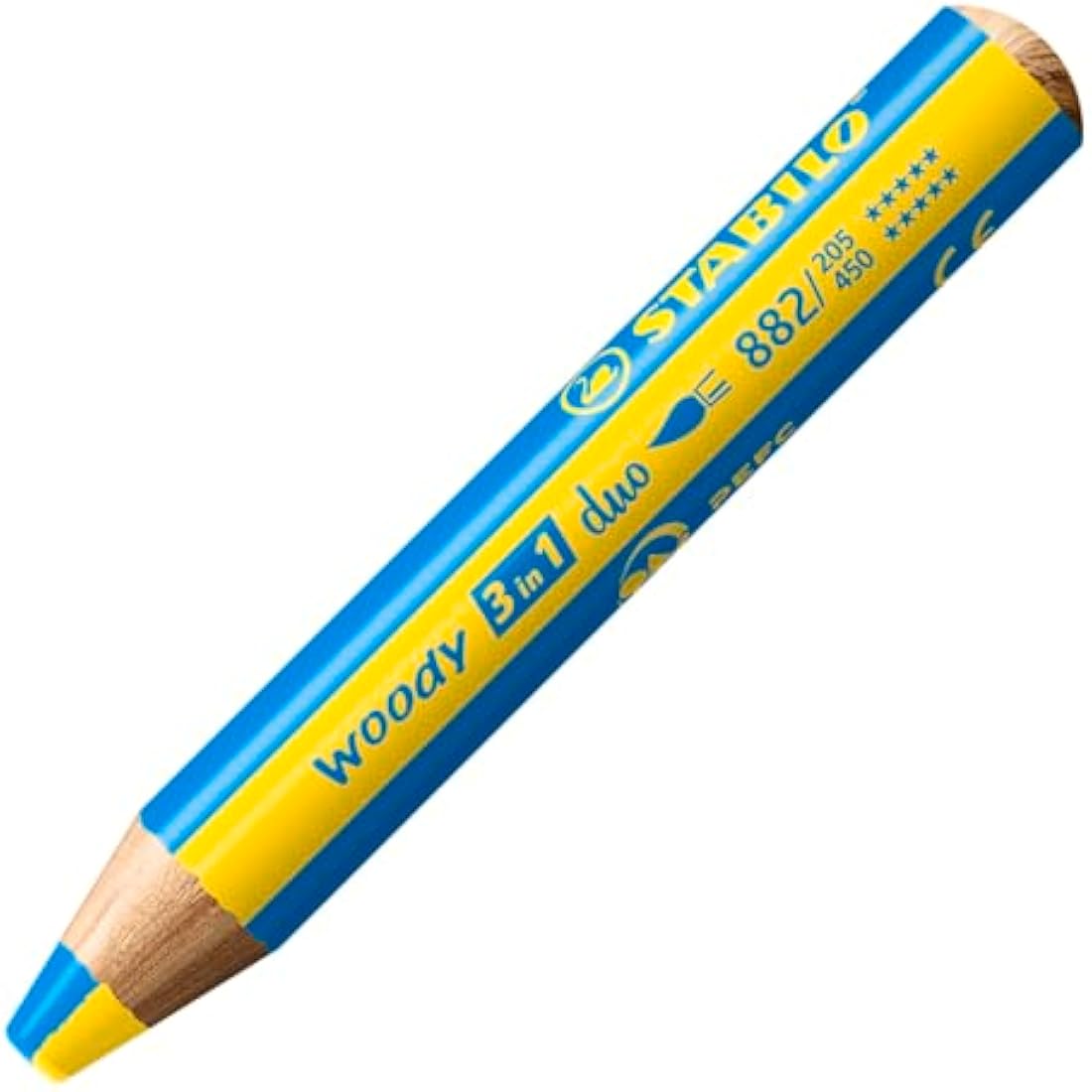 STABILO Woody 3-in-1 Multi-Talented Pencil Deskset - 10 Assorted Colors