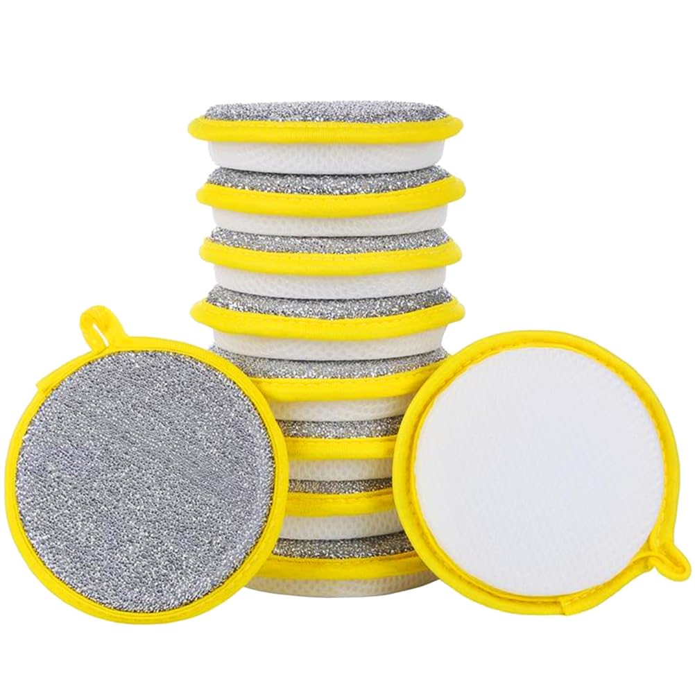 Luxshiny 20Pcs Non-Scratch Dishwashing Sponges – Thick Kitchen Scrubbers