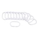 Douceur d'Intérieur Shower Curtain Rings 12 Pieces 4 X 0.4 X 6 cm white - image 1