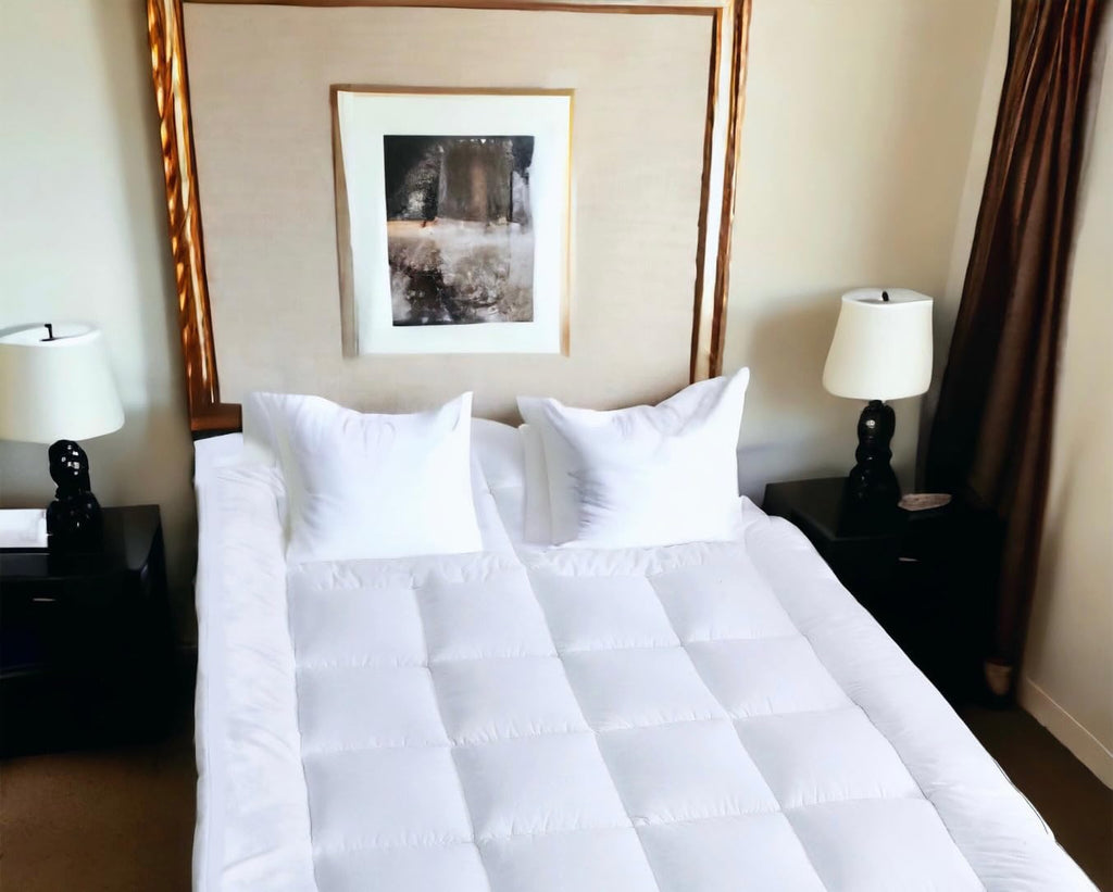 Jolof Store 4ft Small Double Mattress Topper | 10cm Thick Microfiber