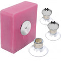 SoapUp Magnetic Soap Holder Set of 3 | Stainless Steel Suction Cup