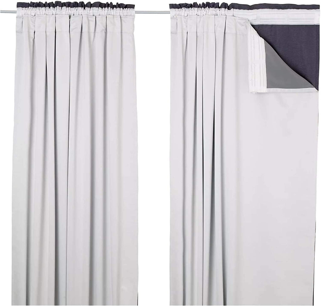 Kinfolk Textile Thermal Blackout Curtain Linings - 3 Pass Pair (90x72)