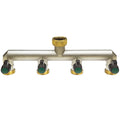 Photener 4-Way Brass Garden Hose Splitter | 3/4" Tap Connector Manifold