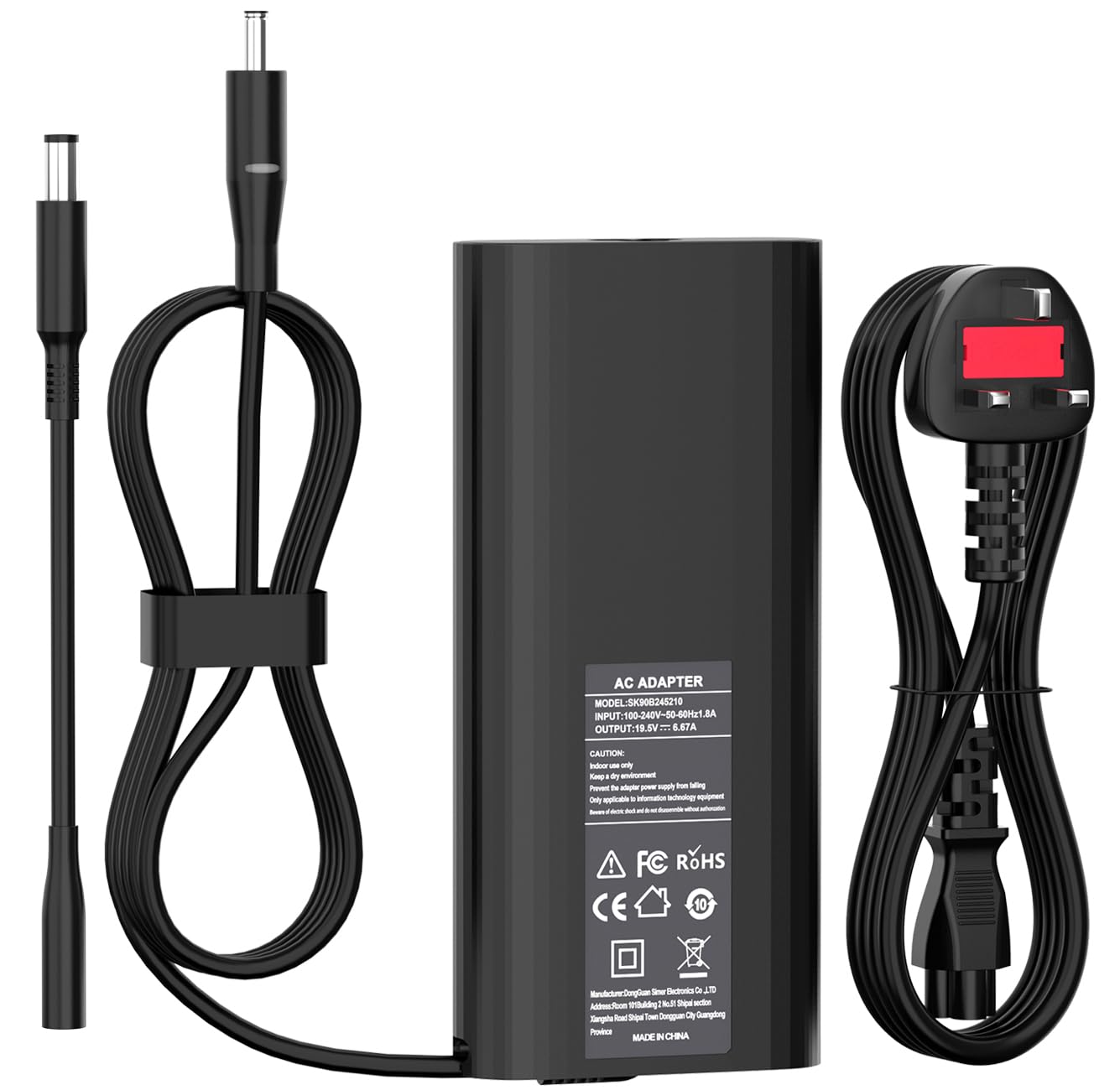 130W Laptop Charger for Dell XPS 15, Precision & Inspiron