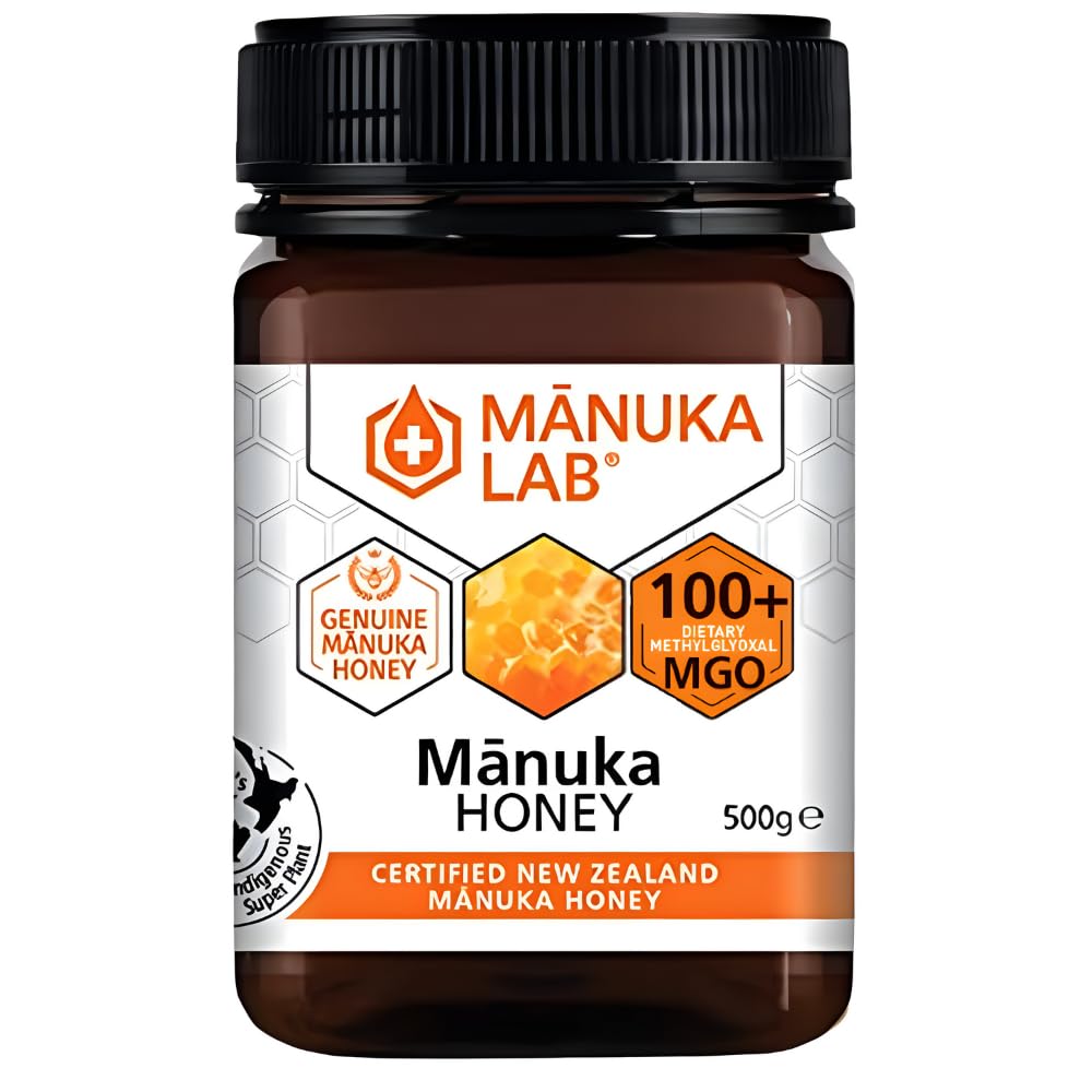 Manuka Lab MGO 100+ Certified Manuka Honey - New Zealand - 500g