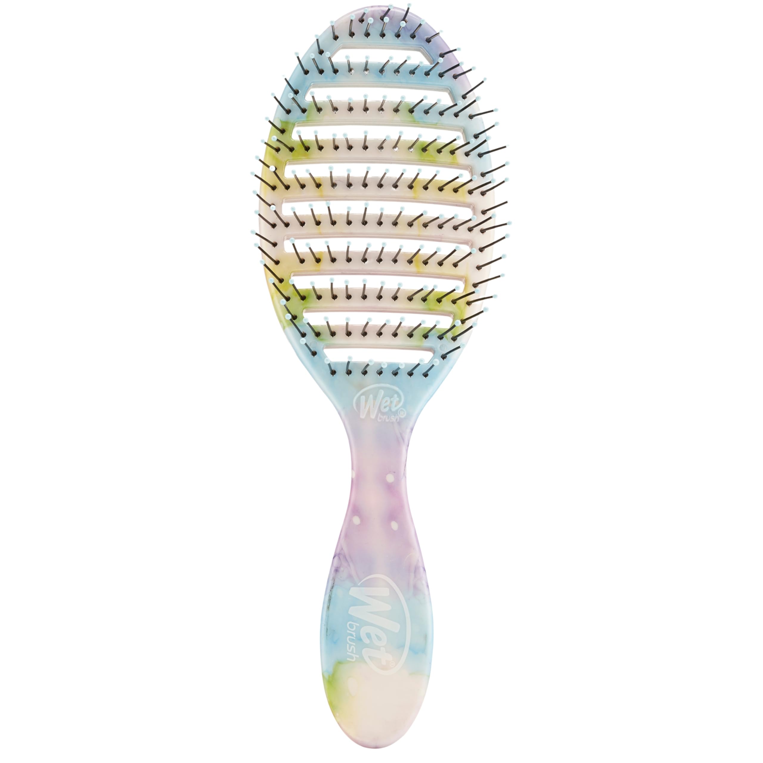 WetBrush Speed Dry Vented Hair Brush – Heat Resistant Detangler, Splatter