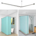 KULACO L-Shaped Shower Curtain Rod – Adjustable SUS304 Stainless Steel