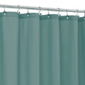 Alyvia Spring Teal Fabric Shower Curtain Liner - Waterproof Weighted Cloth