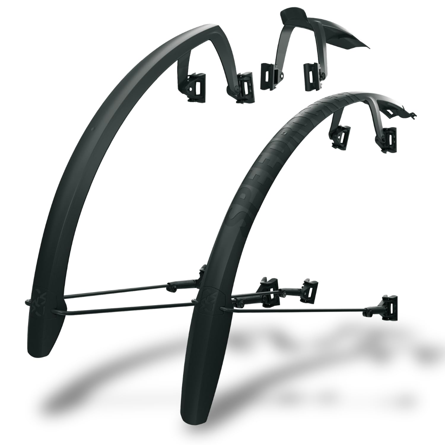 SKS Speedrocker Gravel Mudguard Set - Black Fenders for 28" Road Bikes