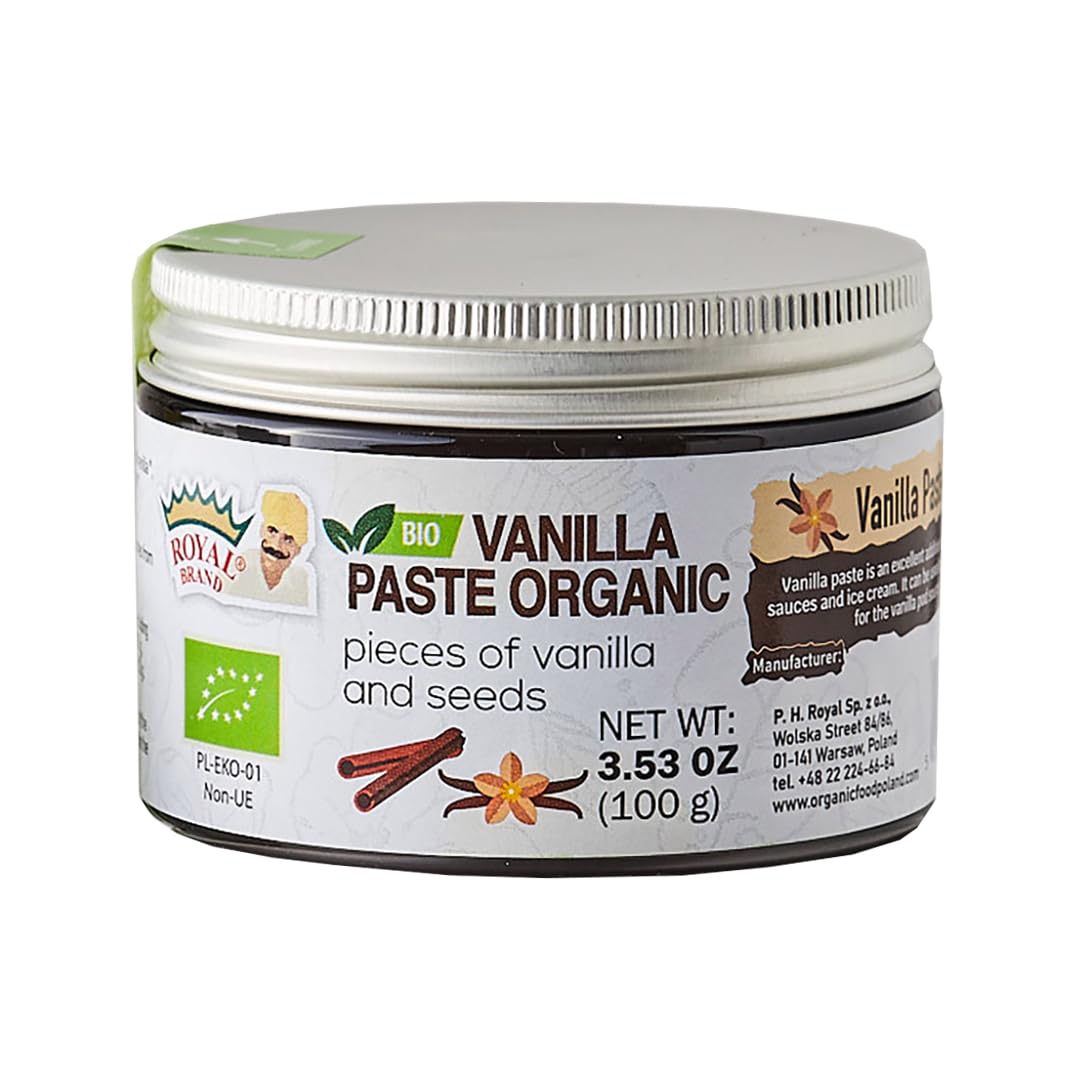 Jolof Store Organic Vanilla Bean Paste | 100ml Gourmet Baking Seeds