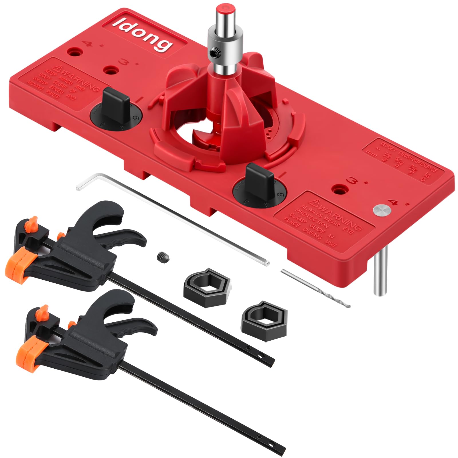 35mm Hinge Hole Jig Drill Guide Set for Cabinet Doors