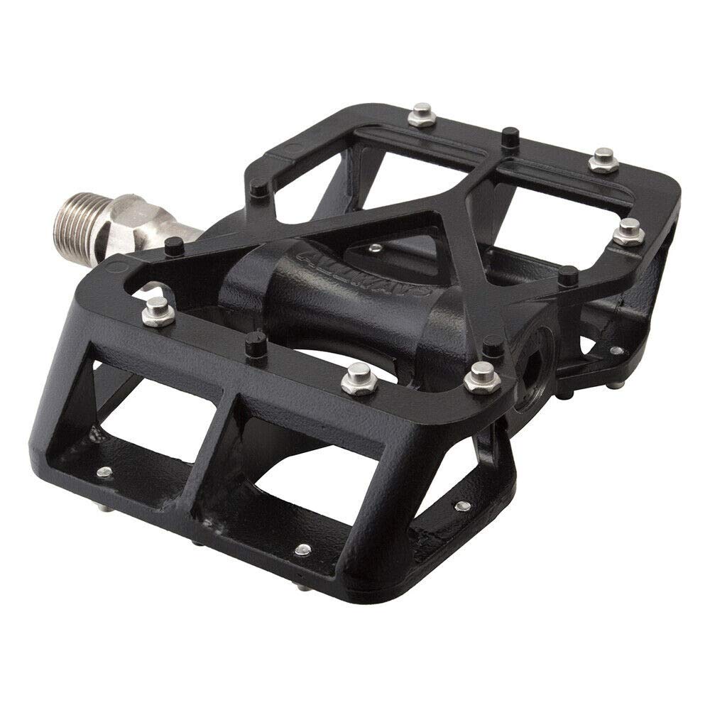 MKS Allways Platform Pedals | CNC Aluminum Cycling Pedals - Black