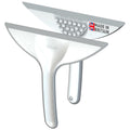 Inhouse Stick+Store Shower Squeegee – 10" Streak-Free Suction Blade