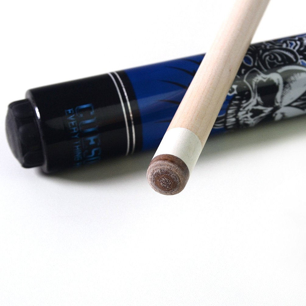CUESOUL ROCKIN 58" 21oz Maple Pool Cue Stick Set with Case – G405