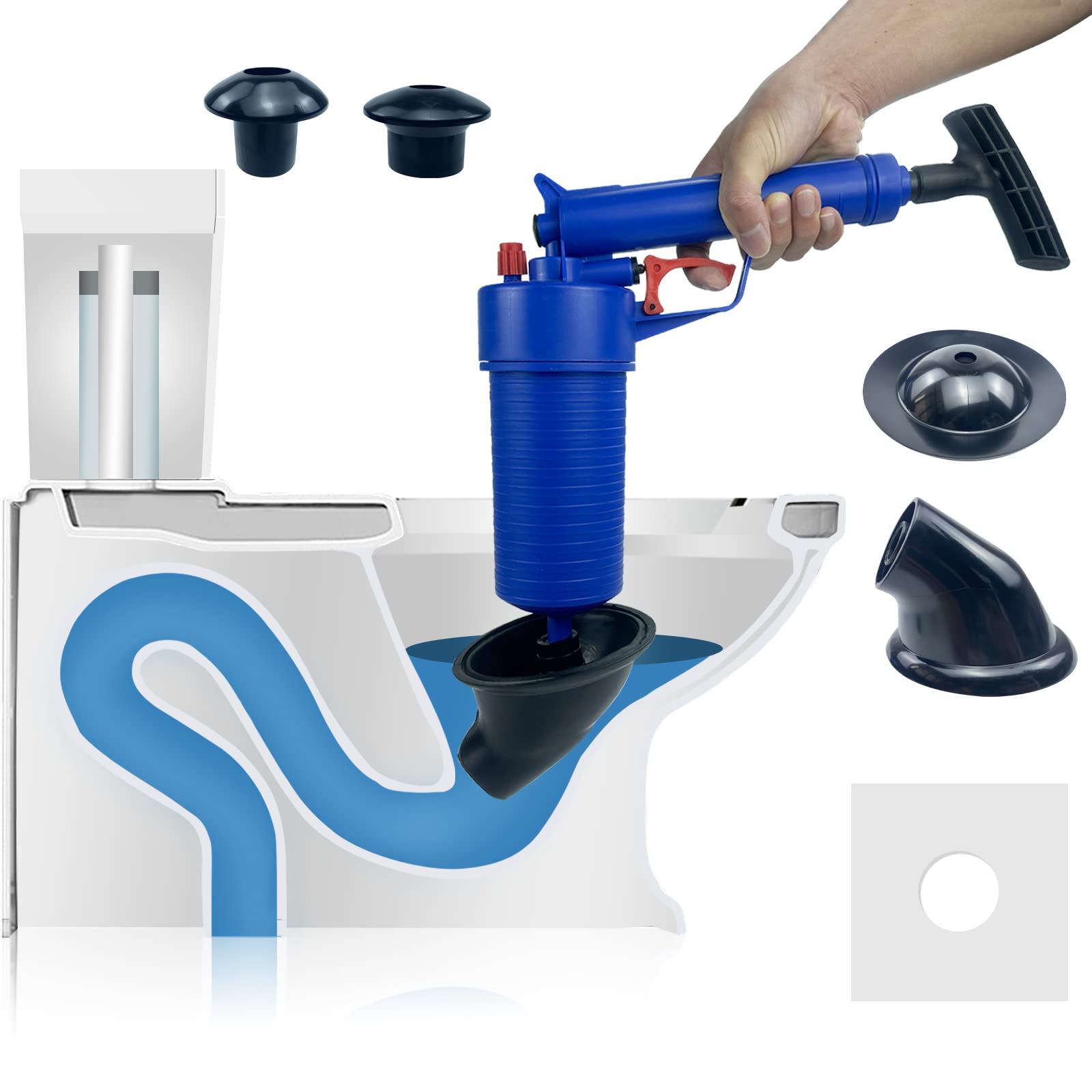Jolof Store High Pressure Air Pump Drain Unblocker - Heavy Duty ABS