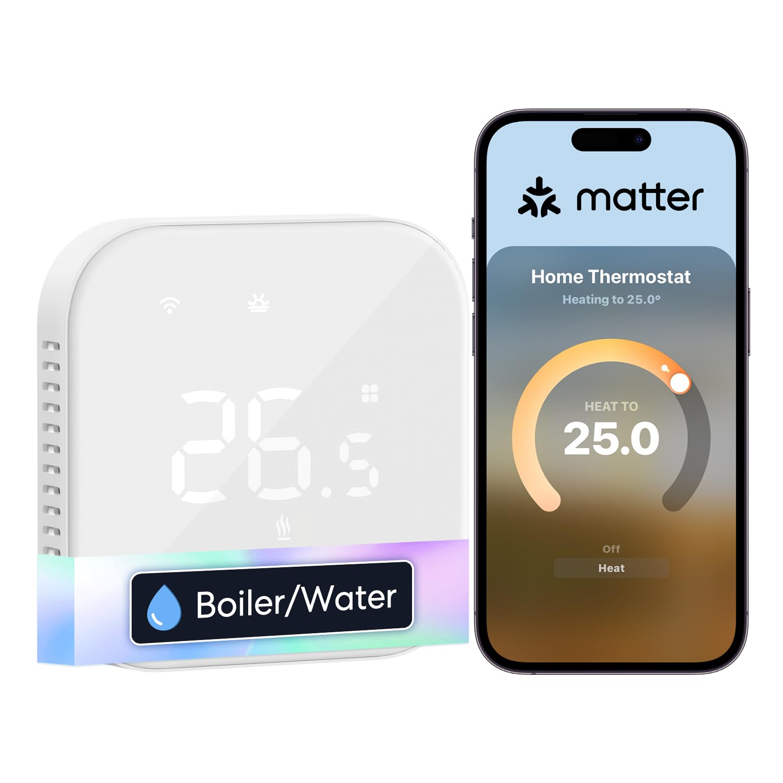 Meross Smart WiFi Thermostat for Combi Boiler & Underfloor Heating