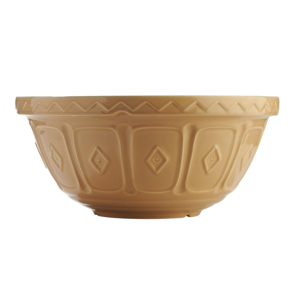 Mason Cash Cane S6 Mixing Bowl – 33cm Earthenware Ceramic Baking Bowl