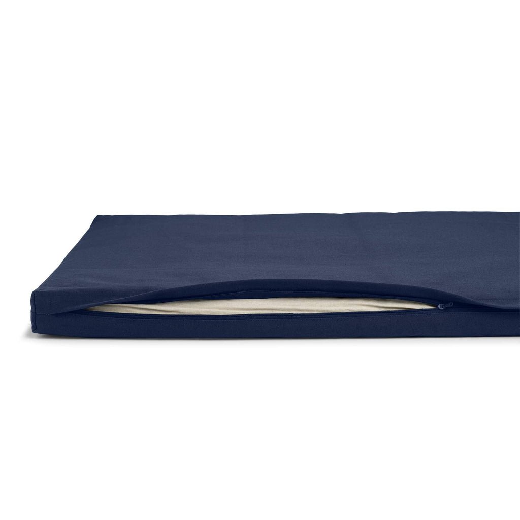 Basaho Zabuton Meditation Mat | Organic Cotton & Recycled Filling - Blue