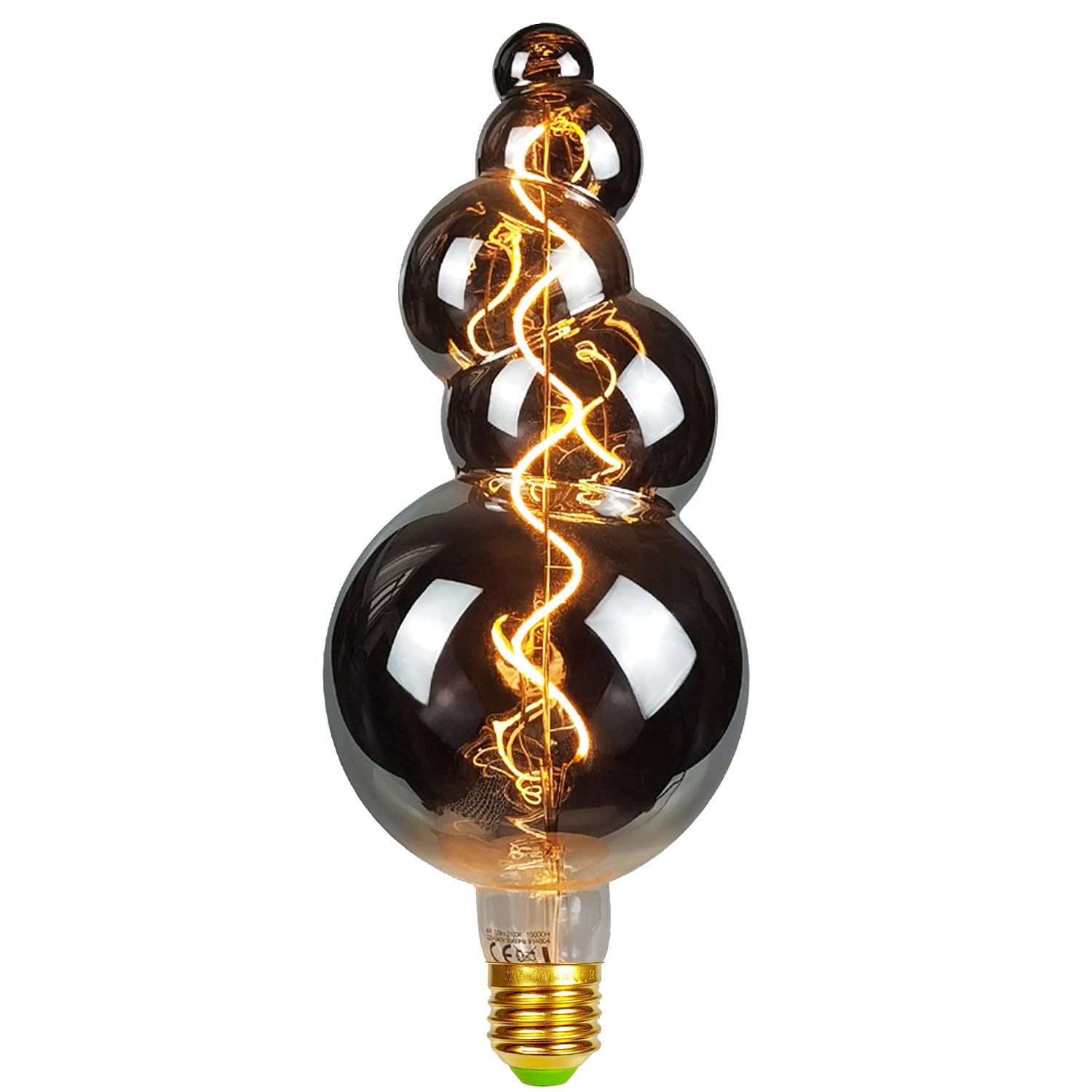 Tianfan G125 Vintage LED Globe Bulb | 4W Dimmable E27 Edison Screw