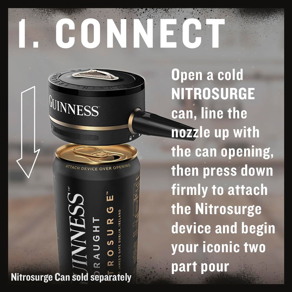 Guinness Nitrosurge Device – Portable Ultrasonic Draught Beer Pourer