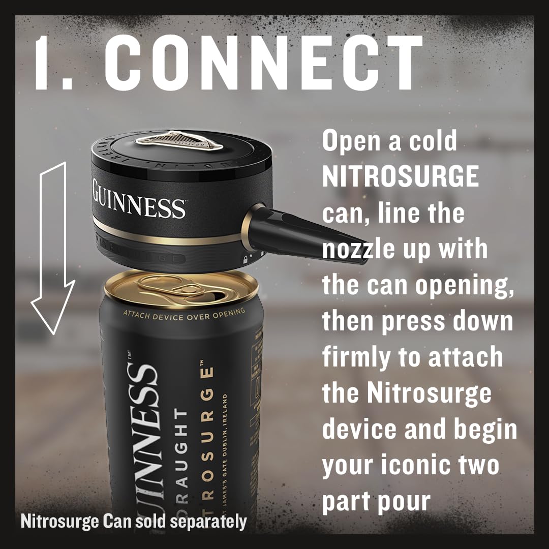 Guinness Nitrosurge Device – Portable Ultrasonic Draught Beer Pourer