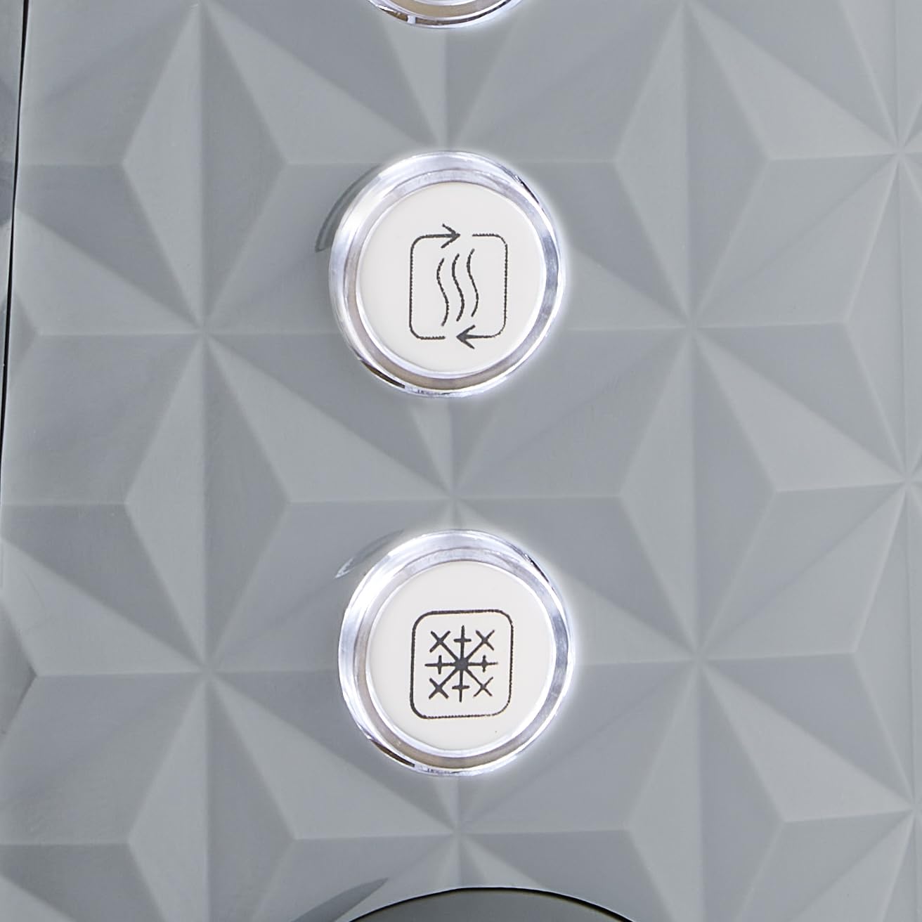 Morphy Richards Vector 4-Slice Toaster | High Gloss Geometric Design – Grey