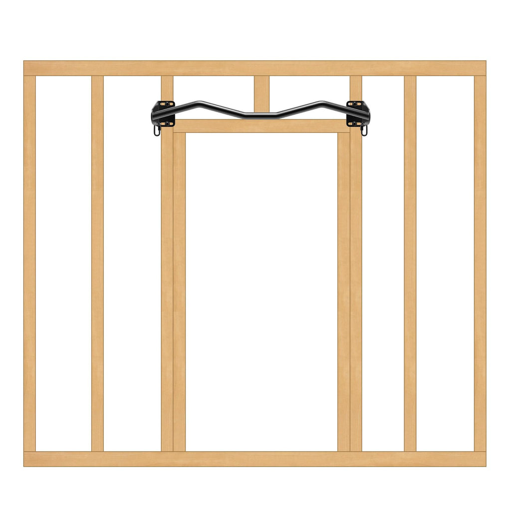 Kipika Wall Mounted Doorway Pull Up Bar – Heavy Duty Steel Chin Up Bar