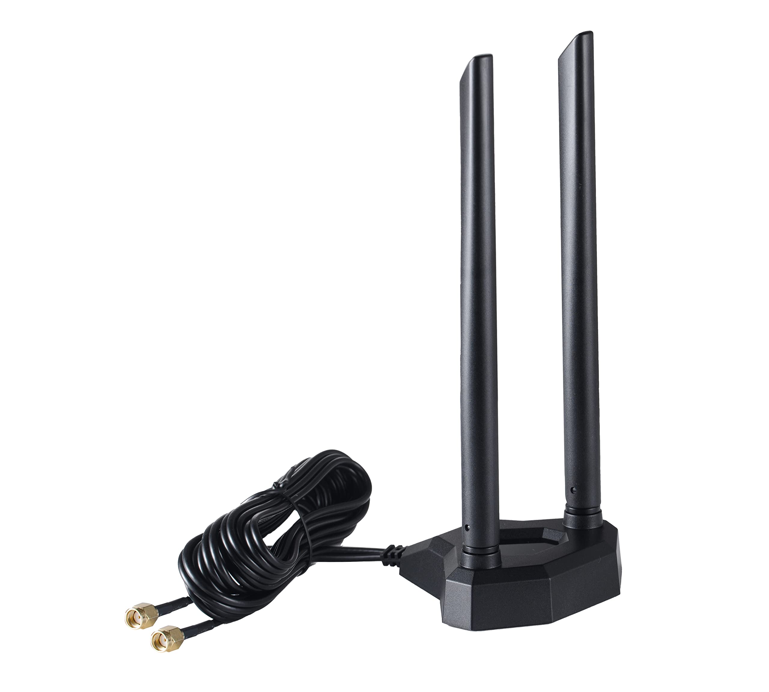 Jolof Store Dual Band 6dBi WiFi Antenna | RP-SMA with 10ft Cable