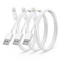 CyvenSmart iPhone Charger Cable | 3-Pack 2M MFi Certified Lightning Lead