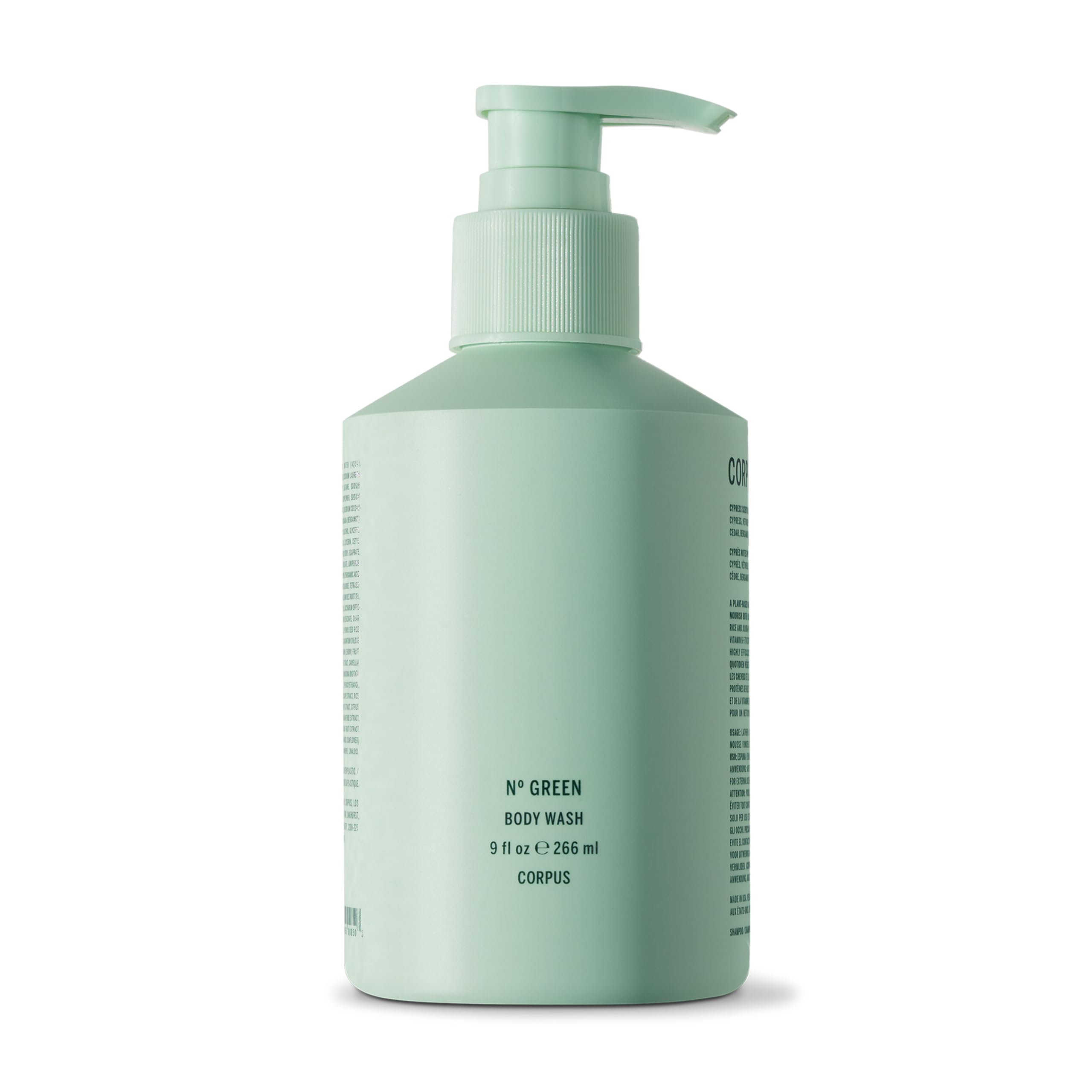 Corpus Nº Green Natural Body Wash – Vegan Citrus Plant-Based (8.5oz)