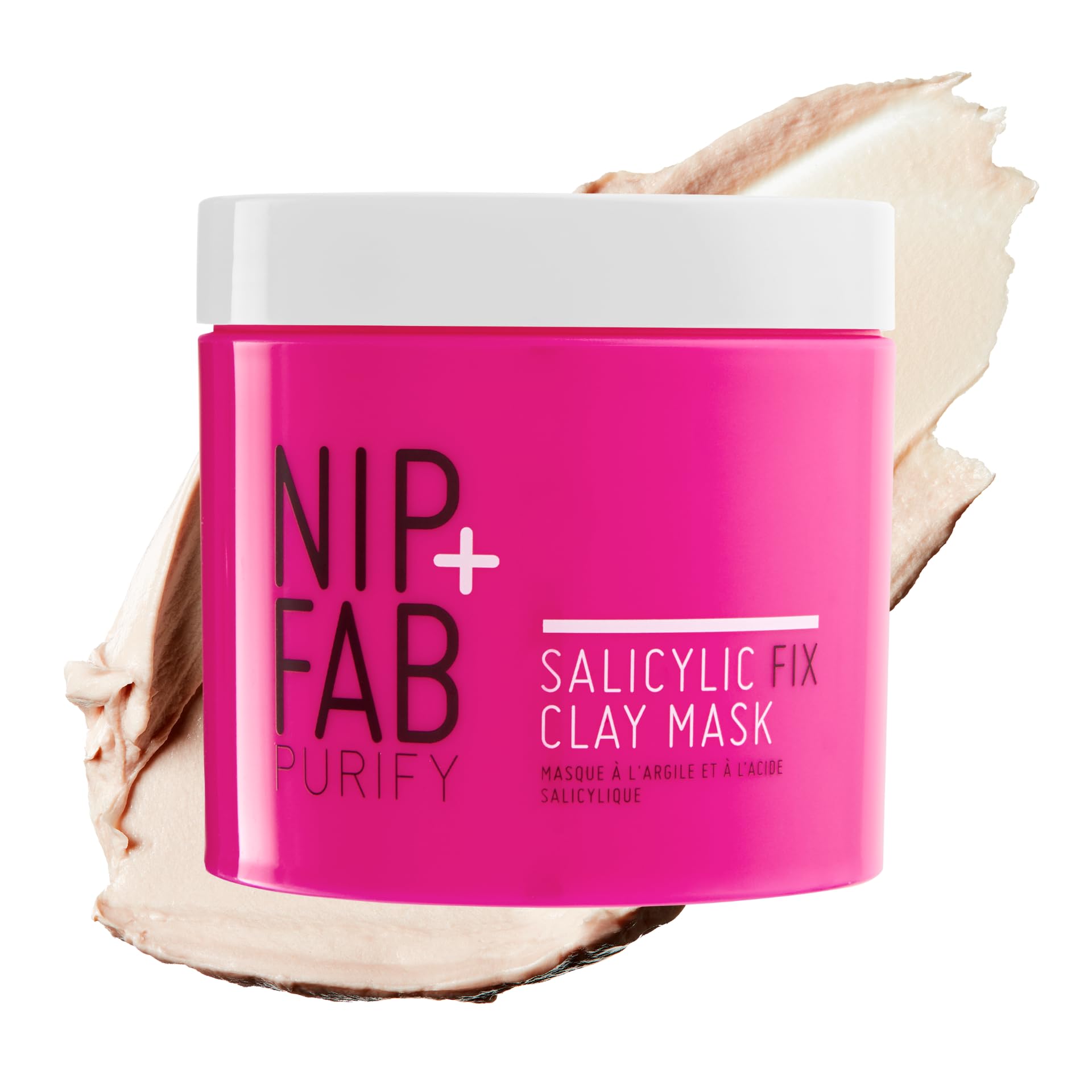 Nip + Fab Salicylic Fix Clay Mask – 170ml Pore Cleansing Pink Clay