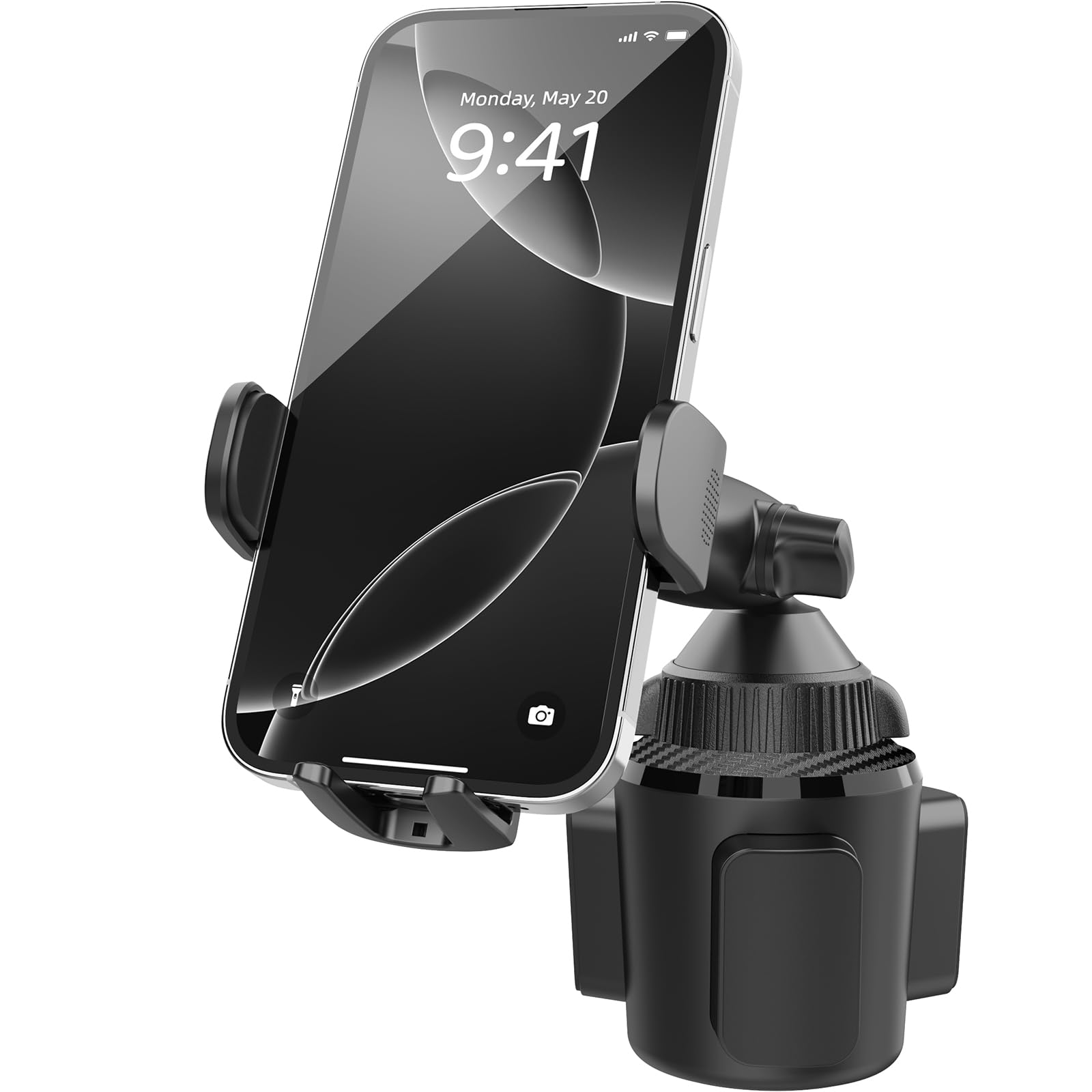APPS2Car Cup Holder Phone Mount – Adjustable Long Arm Car Cradle
