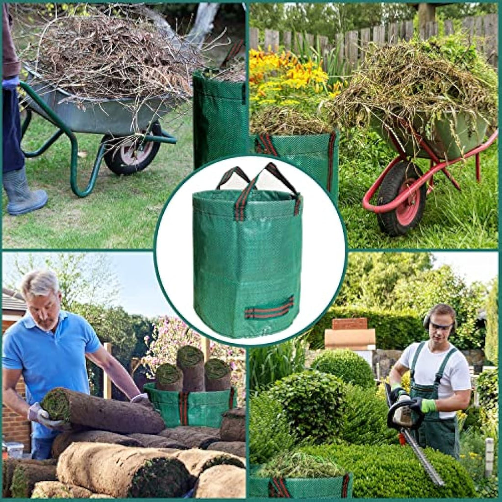 Singwow Heavy Duty Garden Waste Bags | 270L Reusable Polypropylene Sacks