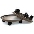 Coadura Heavy Duty Plant Caddy with Wheels, 40cm Round Pot Mover, 2 Pack
