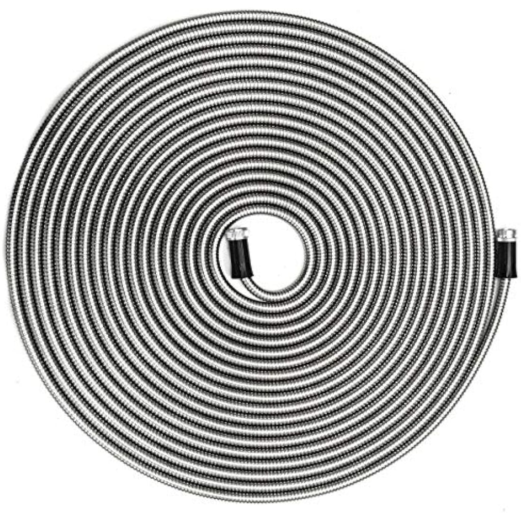 EYEPOWER 30m Kink-Free Garden Hose | 100ft Stainless Steel Water Pipe