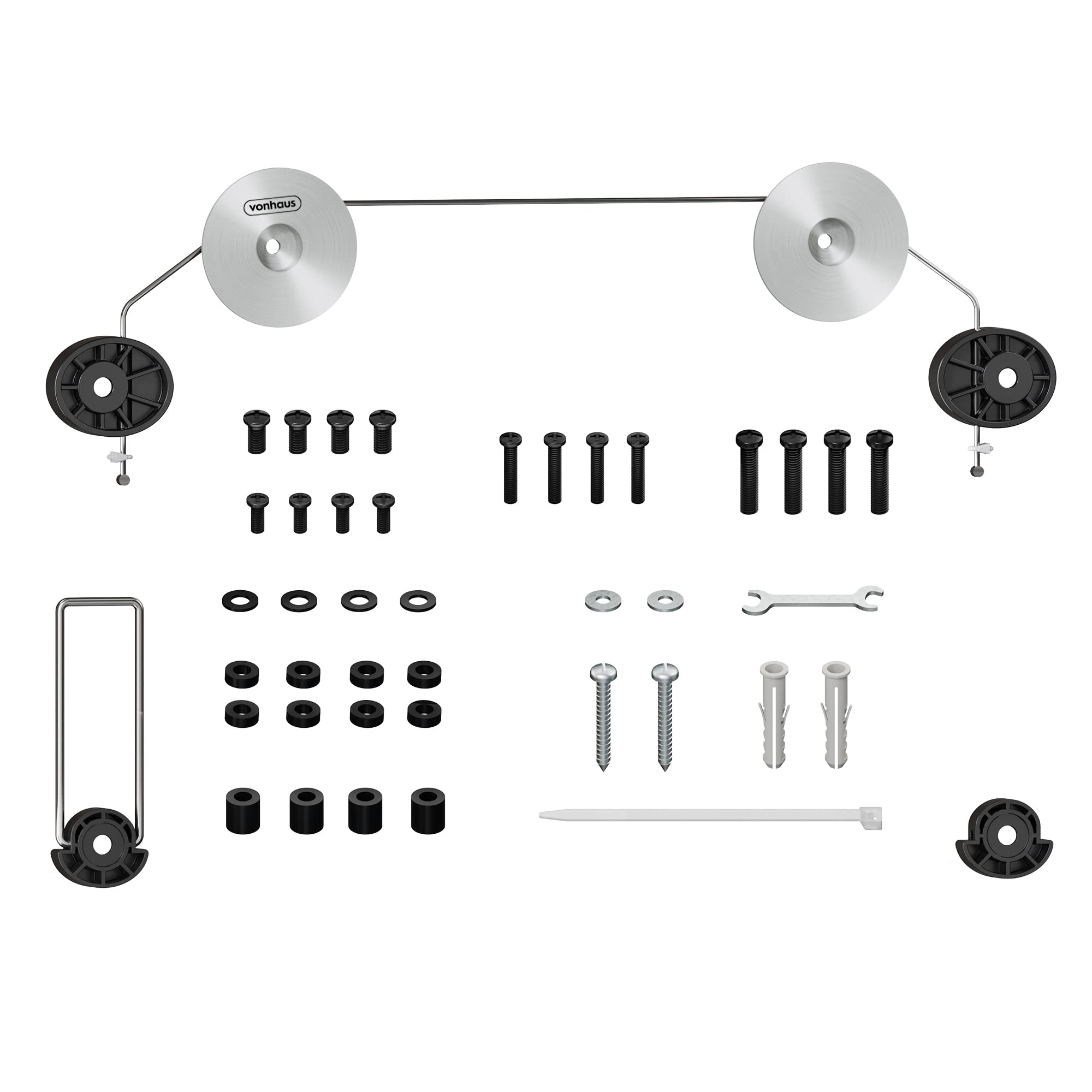 VonHaus Ultra-Slim TV Wall Bracket for 37-75" Screens | 55kg Capacity