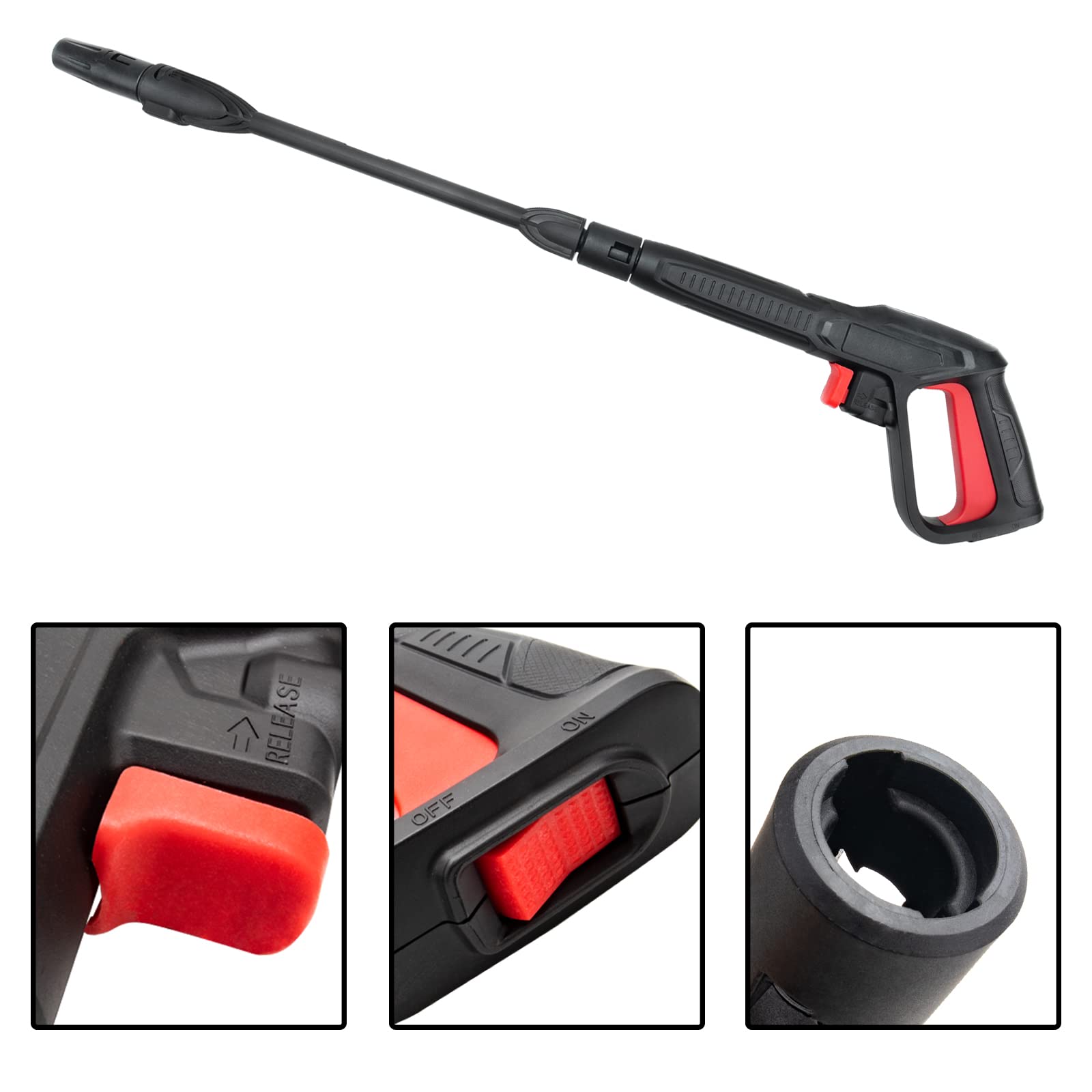 Pressure Washer Spray Gun with Variable Jet Lance & 10m Hose