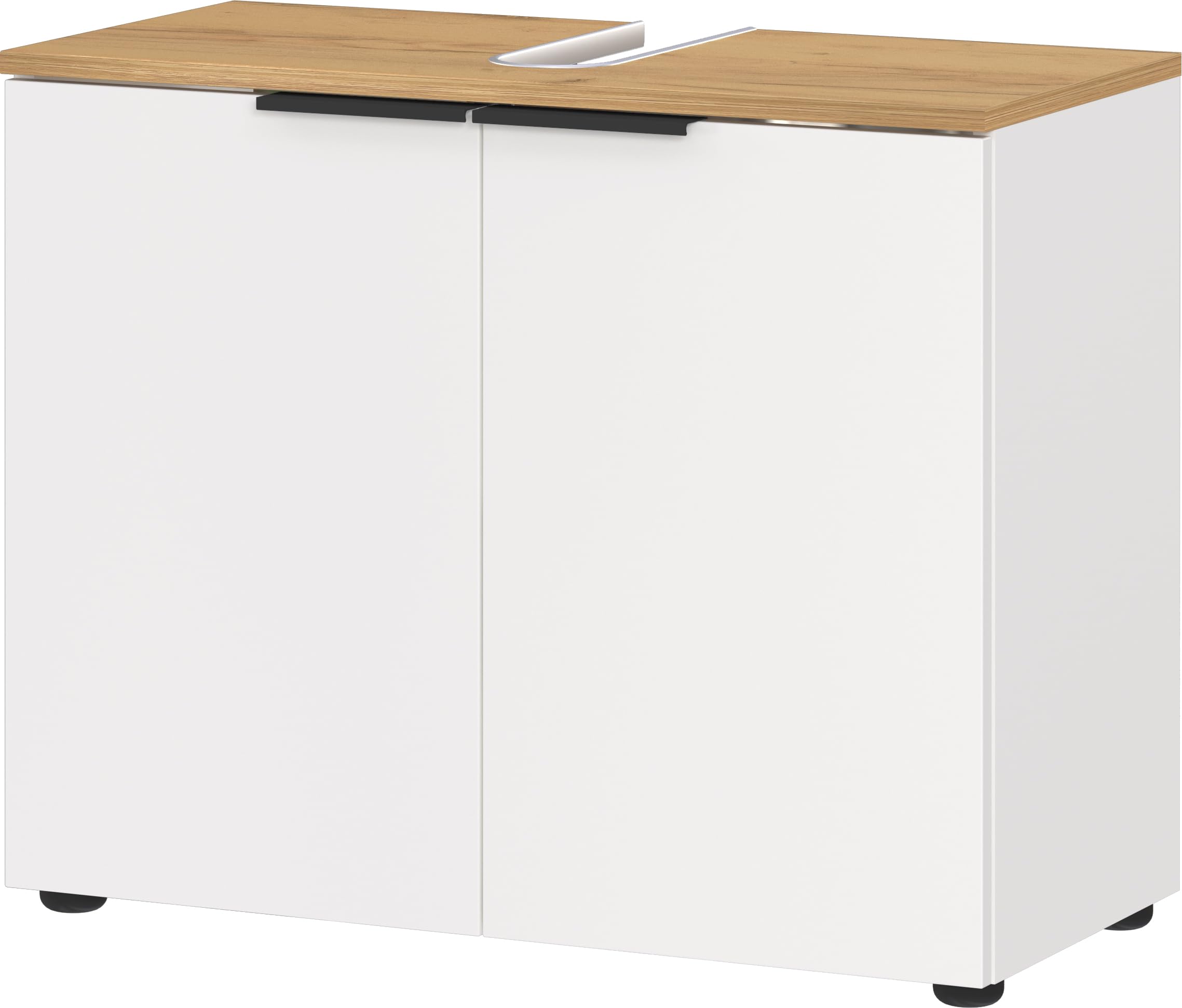 Germania GW-MENEN Wash Basin Cabinet – White/Oak Vanity Unit