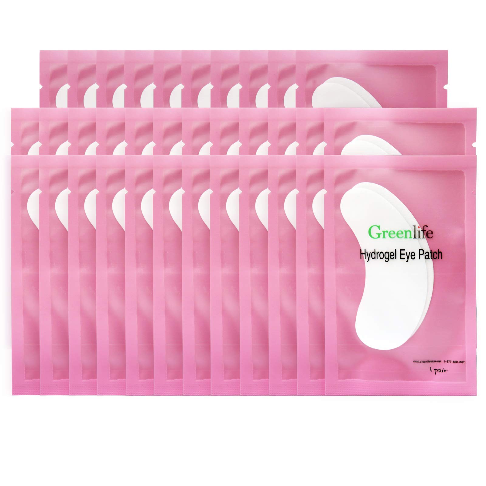 GreenLife 150 Pairs Eyelash Extension Under Eye Gel Pads – Lint Free Patches