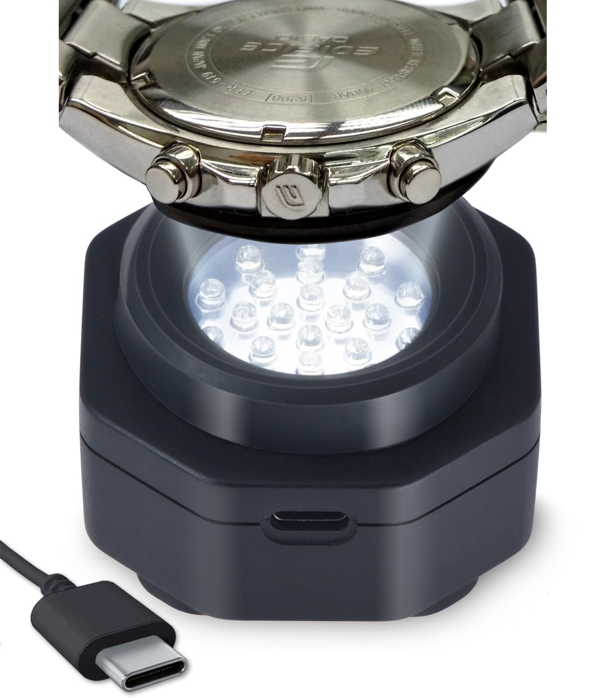 CoolFire UV-Free Solar Watch Fast Charger for All Eco-Drive Watches