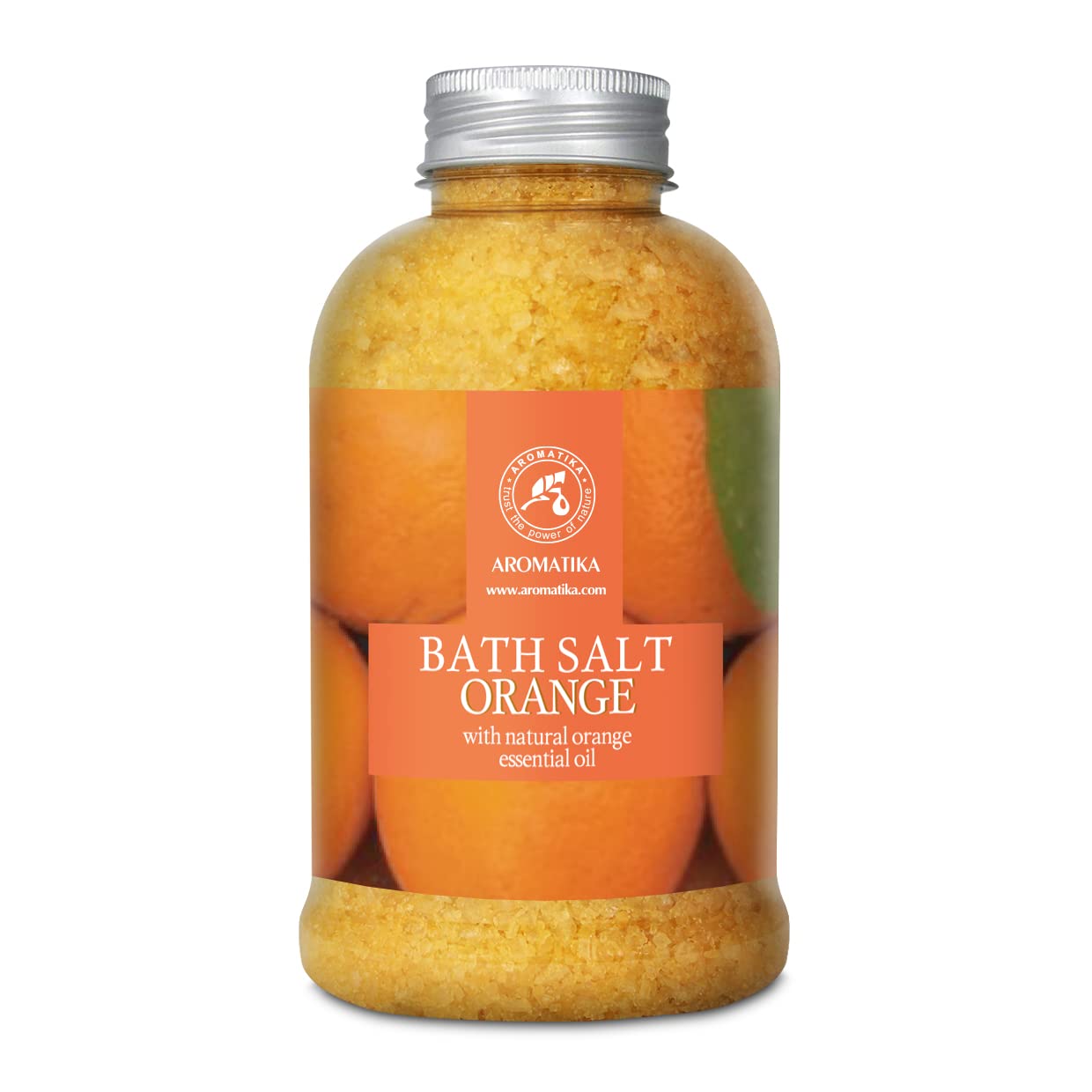 Natural Orange Essential Oil Sea Bath Salts – 600g Relaxing Spa