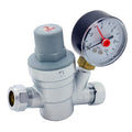 15mm Adjustable Pressure Reducing Valve with 0-10 Bar Gauge