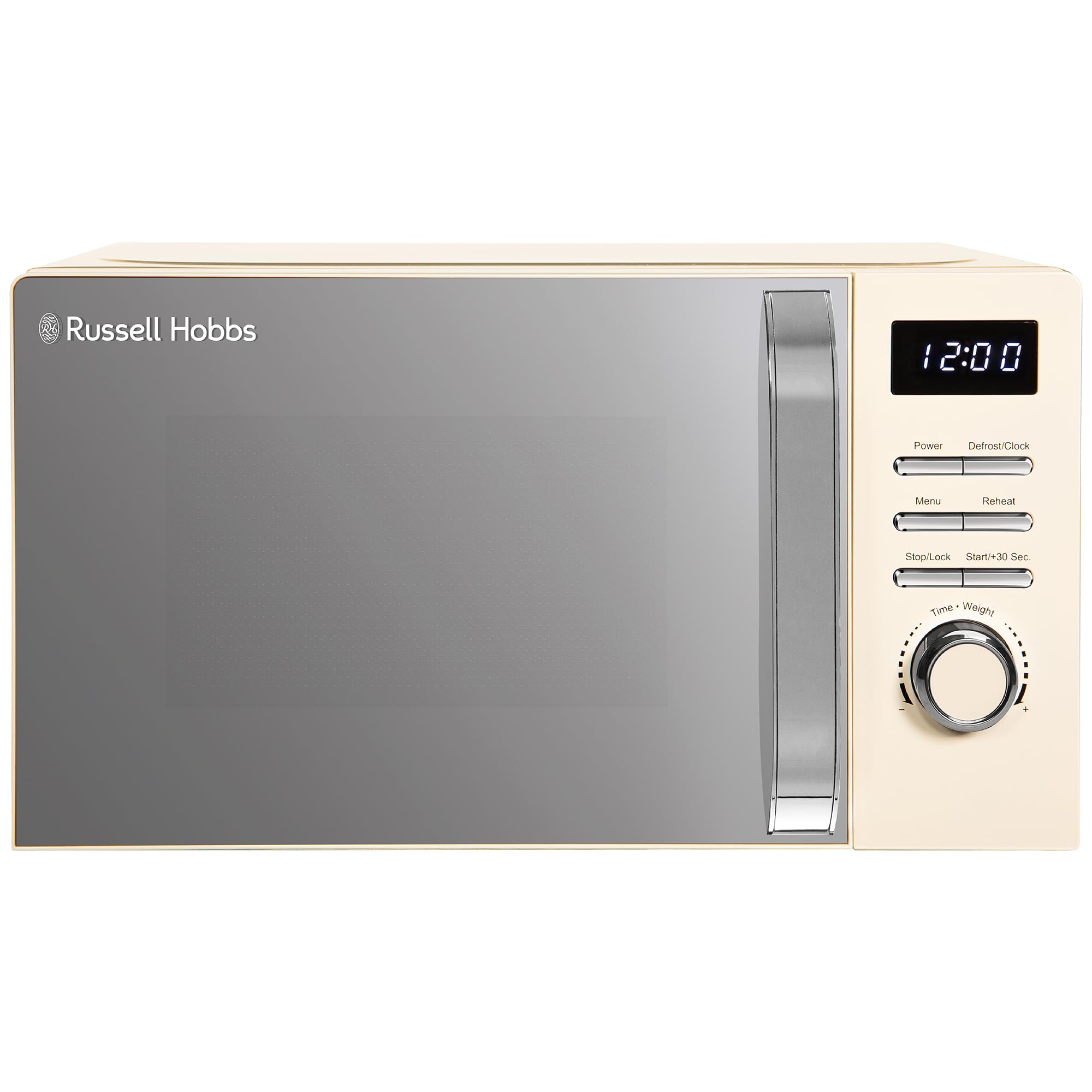 Russell Hobbs 20L Digital Microwave – 800W Cream with 8 Auto-Menus