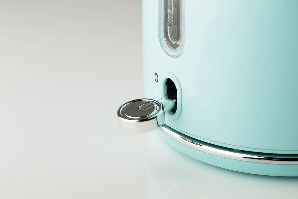 Haden Heritage Retro Electric Kettle – 1.7L Stainless Steel – Blue