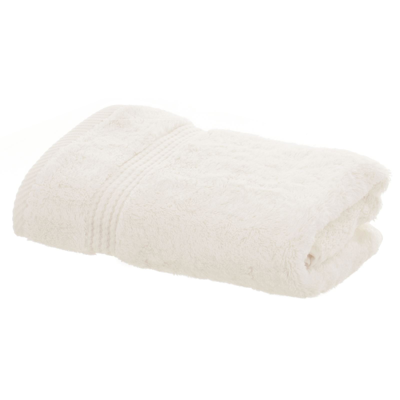 Jolof Store Bamboo Bliss Hand Towel – Ivory 600gsm Plush Bath Linen