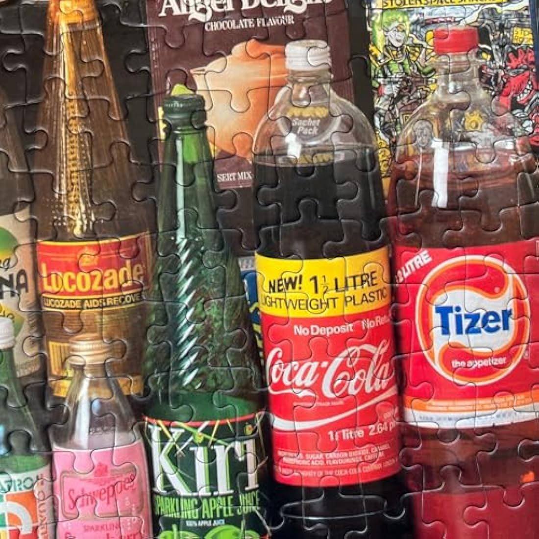 Gibsons 1980s Shopping Basket 1000 Piece Jigsaw Puzzle - Retro Vintage