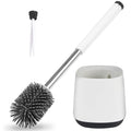 Hulameda Silicone Toilet Brush and Holder Set | 304 Stainless Steel